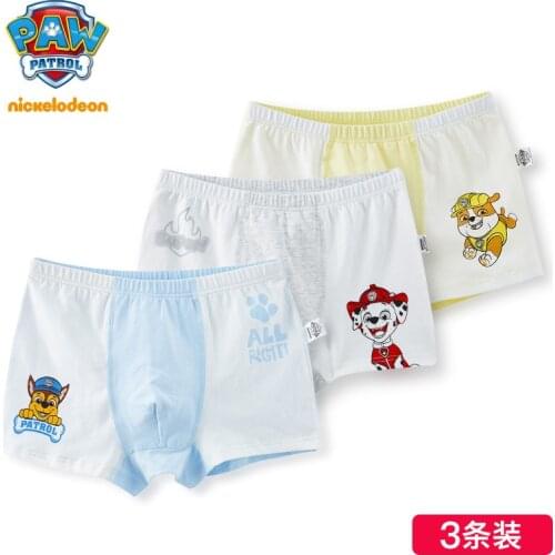 Genuine Paw Patrol Children Underpants Chase Rocky Skye Marshall Underwear 2 to 8 Yrs Boys Girls Panties Birthday Gifts Set