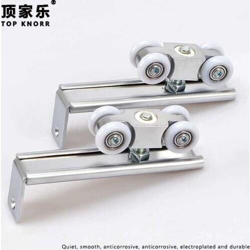 High-grade zinc alloy, metal sliding door pulley, hanging roller, hanging track wheel, high load, sliding door track