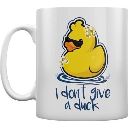 Funny Coffee Mug I Don't Give A Duck Mug 320ml Ceramic Milk Cups Mug frends gift mugs