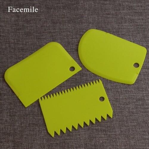 3pcs/set kitchen accessories plastic fondant cake decorating tools smooth tool Baking Pastry Spatulas 51059