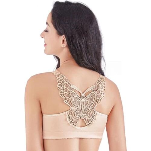 3pcs Plus Size 34-52 ABCDE Cup Bras For Women Underwear Seamless Front Closed Brassiere Wireless Lingerie BH Female Intimate