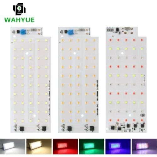 50W LED Flood Light Chip SMD 2835 Outdoor Floodlight Spotlight Beads AC 220V For LED Street Lamp Landscape Lighting RGB Chips