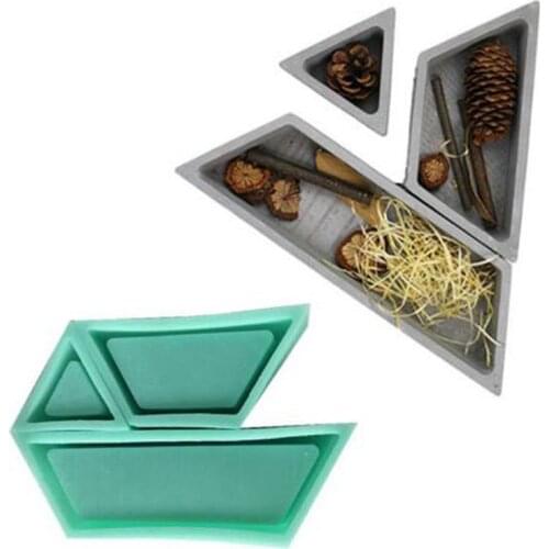 Concrete Combined Flowerpot Silicone Mold Home Garden Decoration DIY Heat-resistant Handmade Planter Vase Pallet Silicone Moulds