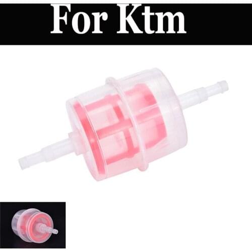 1pc 6 8mm Universal Car Parts Large Inline Fuel Filter Auto Diesel Pipe Hose For Ktm 65 85 505 Sx 525 Xc 690 Smc Enduro R Smc R