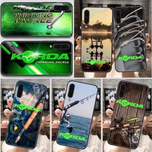 Korda Fishing Tackle Phone Case For Samsung Galaxy A 10 12 20E 21S 30 32 40 50 51 52 70 71 72 5 6 7 2016 2018 black tpu hoesjes