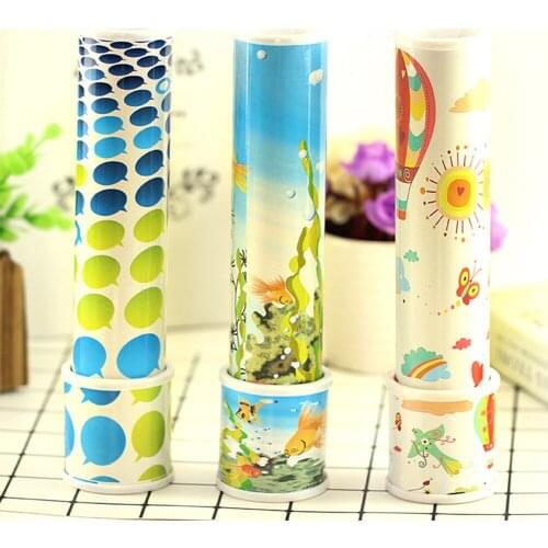 Baby Kaleidoscope Classic Educational Toy Kids Imaginative Cartoon Phantoscope Extended Rotation Adjustable Autism Kid Toy