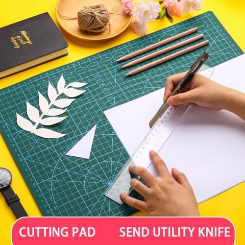 A3 Cutting Board Manual Pad Engraving Cutting Cutting Cutting Paper Side Table Pad Double-sided Scale With Anti-cut Carving