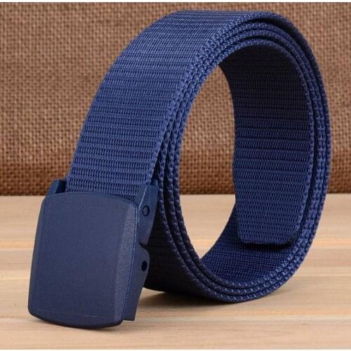 Stretch Nylon Military Tactical Belt Buckle Belts For Men Fashion Jeans Waistband Elastic Outdoor Sport Male Canvas Fabric Strap