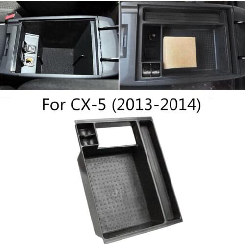 Emaicoca Car Central Console Bin Tray Holder Organizer Container Armrest Storage Box For Mazda 6 Atenza CX-5 CX5 Accessories