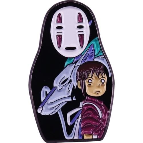 Spirited Away theme enamel pin anime fans perfect collection