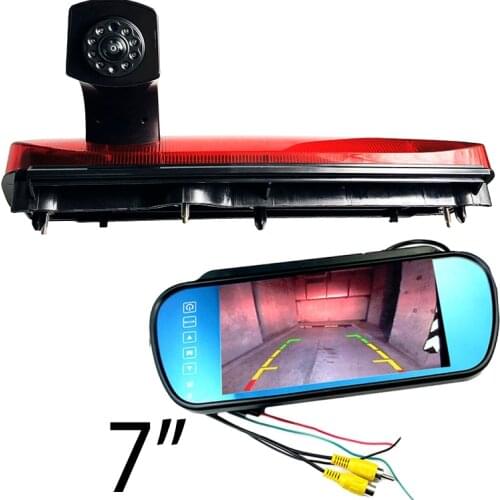 CCD HD Car Brake Light Backup Camera For Ford Transit Connect 2014-2017 Rear view parking camera car monitor kit