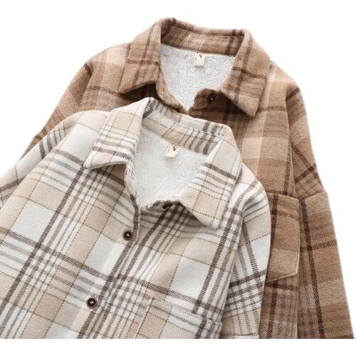 KUEZLE Women's Plaid Shirts