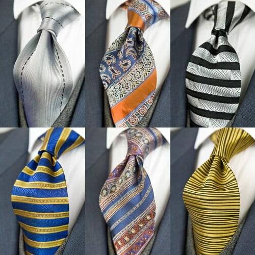 Handmade Geometric Checked Solid Dots Paisley Floral Multicolor Mens Ties Neckties 100% Silk Jacquard Woven New Free Shipping