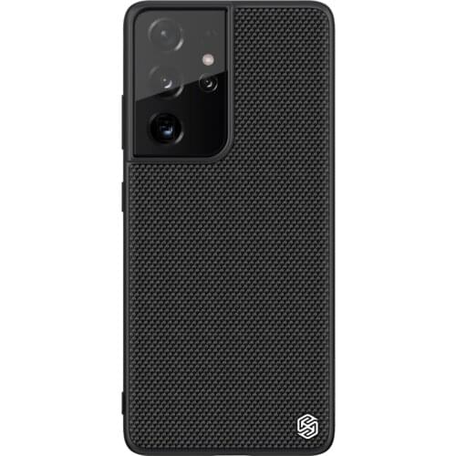 Nillkin Soft TPU Bumper Textured Nylon Fiber Case for Samsung Galaxy S21 Ultra / S21 Plus 5G Cover Nilkin