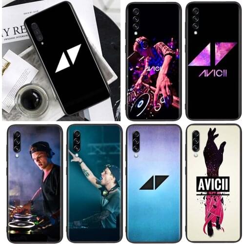 DJ Avicii Tim Bergling R.I.P for Samsung Galaxy A90 A80 A70 A60 A50 A40 M30 A20E A2Core A10S A10E Soft Black Phone Case