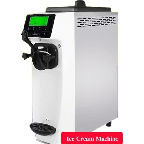 ST16E Commercial soft serve ice cream machine/ice cream roll making machine/ English version