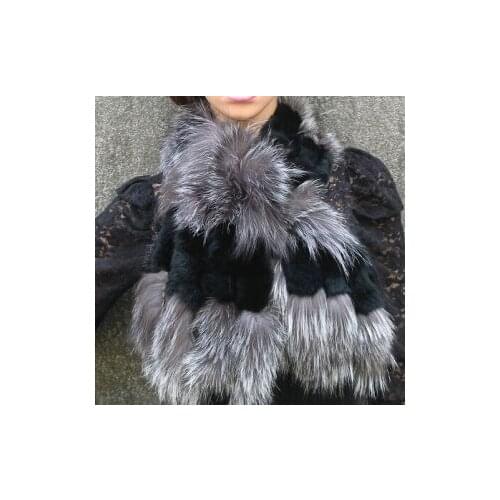 2019 new 100% fox fur scarf fur scarves to fight Rex wool scarves warm winter natural color