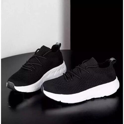 Platform Wedge Sneakers Ladies Shoes Sneaker Casual Shoes Trainers Women Female Shoes black red sneakers women