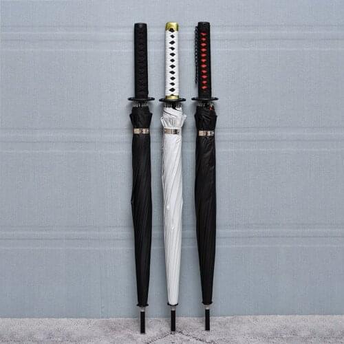 Sword Katana Umbrella Long Handle Business Windproof Adult Uv Protection Umbrella Fashion Paraguas Mujer Rain Gear BD50YS