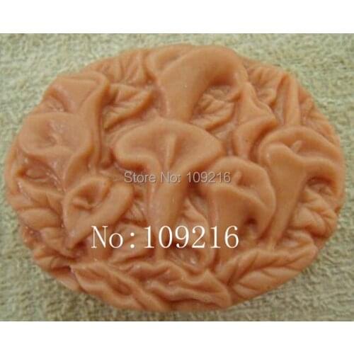 Wholesale!!!1pcs 6.8x5.4x3.0cm Morning Glory (ZX784) Silicone Handmade Soap Mold Crafts DIY Mold