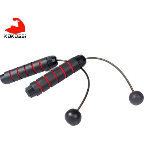 KoKossi Jump Rope Wire Wireless Weight-Bearing Sports Fitness Equipment Jump Training Slimming Portable Exercise Supplies Unisex