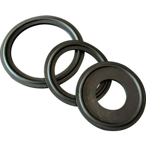 Pack fo 2 Fits 25mm To 183mm Tri Clamp Sanitary FKM Sealing Gasket Ring 220 Degree C Corrosion Resistance