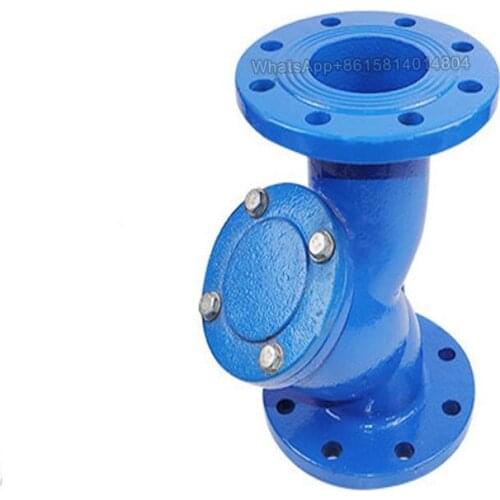 Ductile iron flange decontamination device,Y-type filter,stainless steel strainer,pipeline valve DN40-DN400