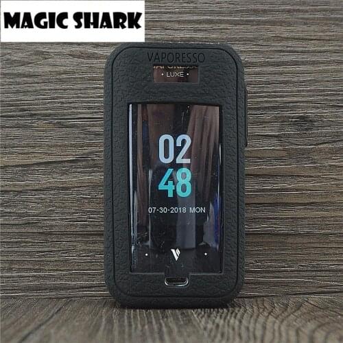 High Quality Rubber Silicone Cover Case for VAPORESSO LUXE 220W Pouch Shell Wrap Case for VAPORESSO LUXE 220W Black Red