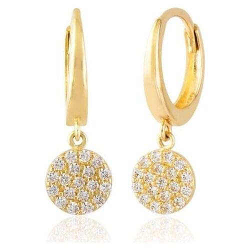 Gold Earrings With Stones Bright Wholesale Handy Custom Craftsmanship Gift Gold Earrings Design On Special Occasions