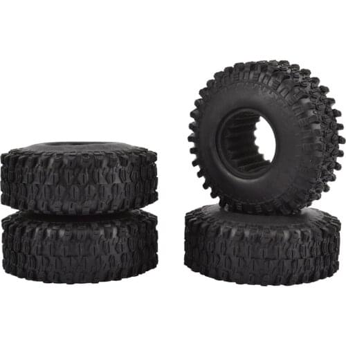 1.9" 120mm Rubber Rocks Tyres/Wheel Tires for Traxxas TRX-4 Axial SCX10 II 90046 AXI03007 TF2 1:10 RC Rock Crawler