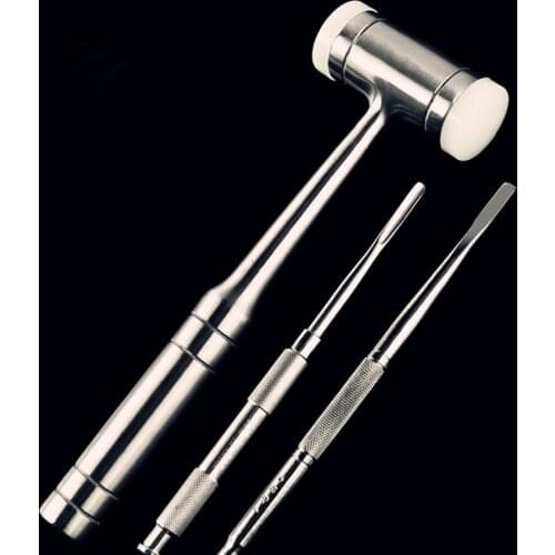 1Pc Dental Implant Instrument Stainless Steel Chisel Tooth Bone Knife Split Grafting Oral Surgery Tool