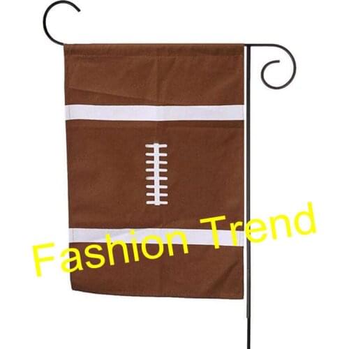 10pcs/lot free shipping newest style monogram sports baseball softball garden flag good quality outdoor flags yard flag