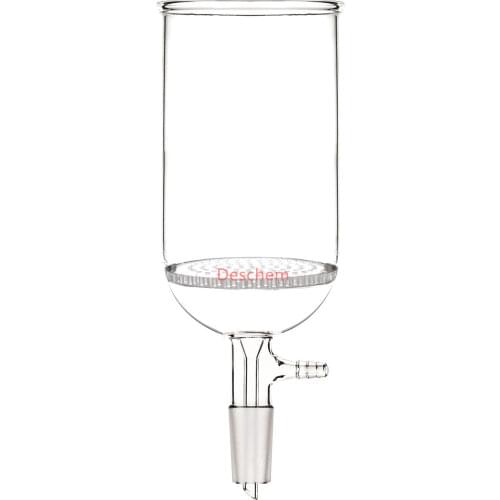 1500ml,24/40,Glass Buchner Funnel With 110mm Pore plate,1.5 Litre
