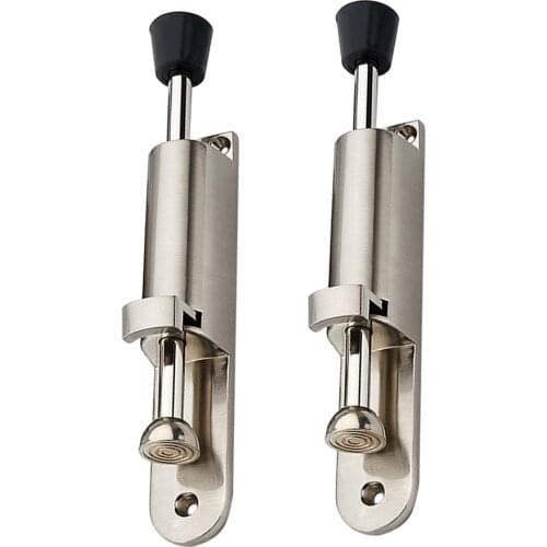 2Pcs Door/Gate Spring Loaded Kick Down Doorstop Garage Shed Stay Stop