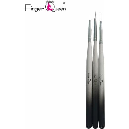 3pcs Gradient Ink Stick Draw Line Pen 6mm&10mm&12mm Drawing Brush Liner Brush Line Brush Gel Polish Nail DIY Nail Tool