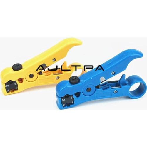 30Pcs Wire Cable Pliers Electric Stripping Tools Multi-functional Cutter Striper for UTP/STP RG59 RG6 RG7 RG11 H4375