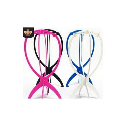 60pcs/lot Wig Accessories White Red Blue Black Wigs Holder Wig Stand Portable Folding Plastic Hair Styling Tools HA470