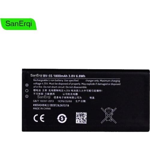 BV-5S Phone Battery For Nokia X2 X2DS X2D RM-1013 BV 5S BV 5S 1800mAh Battery For Nokia X2 / X2DS / RM-1013