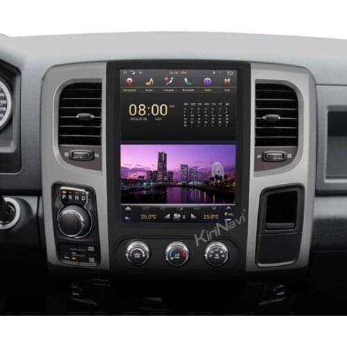 KiriNavi 12.1" Vertical Screen Tesla Style Android 9.0 Car Radio For Dodge Ram 1500 Auto GPS Navigation Car DVD player 2013-2018