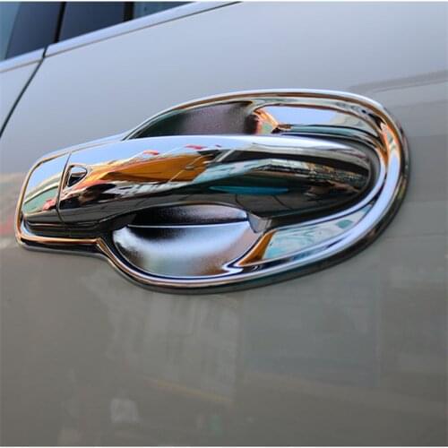 Car accessories styling for renault koleos 2017 2018 abs chrome handle bowl scuff door bowl protective cover trim car sticker