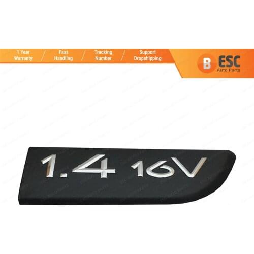 ESC ESP564-2 Black 1.4 16V Badge Emblem 8200209128 Right For Renault Megane MK2 Scenic MK2