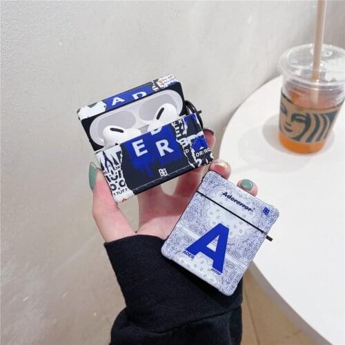 Korea INS Trend Brand ADER Wireless Bluetooth Earphone cover case For Apple AirPods 3 2 1 Pro Square Suitcase Headset cover