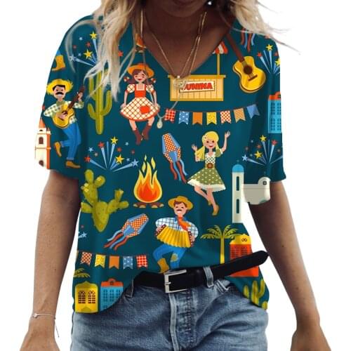 Feng Wang Bao Women's Short T-shirts
