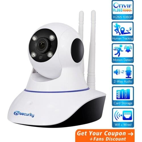 Full HD 1080P Wireless Home Security IP Camera Indoor IR Night Vision Pan Tilt Zoom CCTV Video Surveillance Wifi Camera With LAN