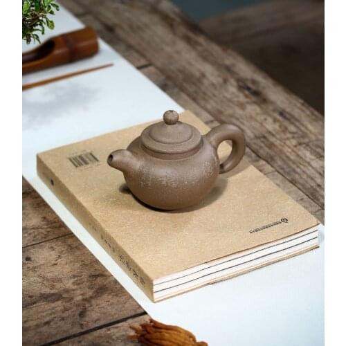 Pan Hu China Kettle Ceramic Teapot For Tea Puer Oolong Tea Set Handmade