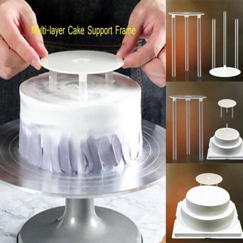 Multi-layer Cake Support Frame Practical Cake Stands Round Dessert Support Spacer Piling Bracket Kitchen DIY Cake Tool