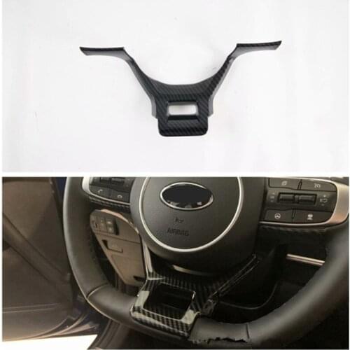 For KIA K5 2020 Car Steering Wheel Trim Cover Interior Chrome ABS Car Styling Moldings Decoration Auto Accessories