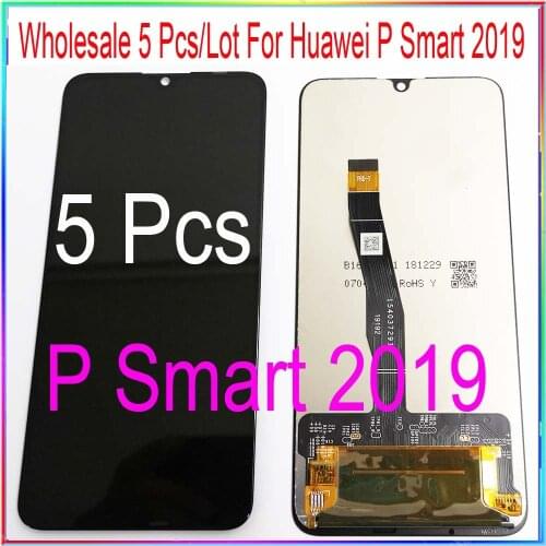 Wholesale 5 Pcs/Lot for Huawei P Smart 2019 LCD screen display enjoy 9S with touch with frame assembly