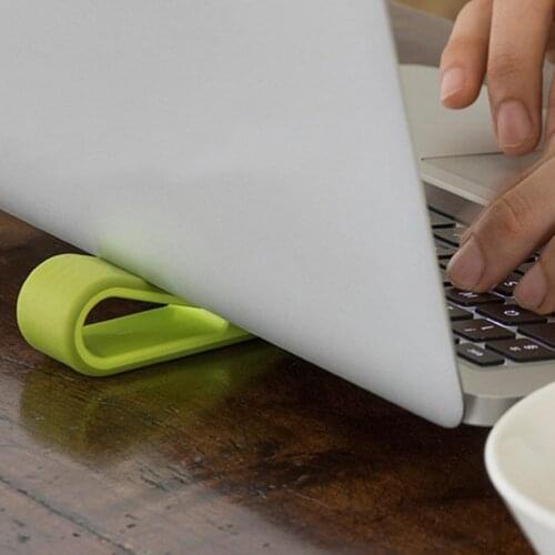 Tablet Holder Laptop Stand Adjustable Cooling Bracket Desktop Computer Increased Shelf Cooler Base Pad Bracket Office Supplies