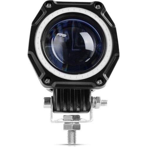 3" Inch LED 20W Work Light Bar Spot Angel Eye Driving Fog Lamp For Car Truck Motorcycle Driving Car Boat LED Angel Eyes Shrouds